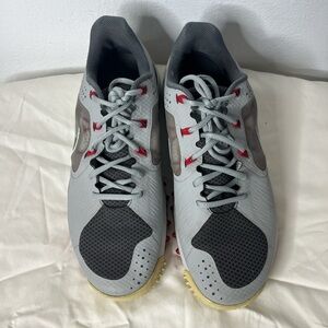 Tiger woods nike golf shoes limited edition sneakers gray mesh size 10 men’s
